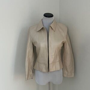 Nicola Berti Women's Tan Leather Jacket